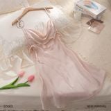  Váy lụa cổ đổ D5603 