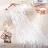  Váy lụa xếp li D5639 