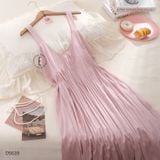  Váy lụa xếp li D5639 