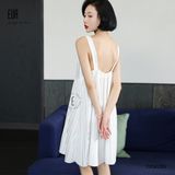  Váy lụa xếp li D5639 