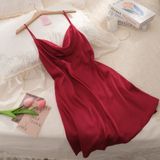  Váy lụa xẻ D566 