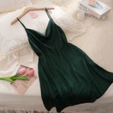  Váy lụa xẻ D566 