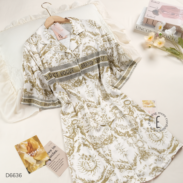  Váy pzm hoạ tiết D6636 