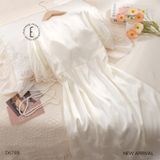  Váy lụa kem nơ D6789 