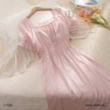  Váy tiểu thư hồng D7256 