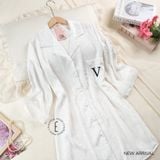  Váy Sơ mi lụa beo D7975 