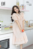  Váy thô tiểu thư hồng D8289 