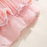  Váy lụa xếp li D8368 