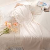  Váy lụa tiểu thư D8751 