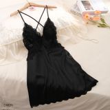  Váy lụa phối ren D8839 