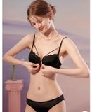  Bộ lót satin cài trước S8199 