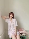  Pyjama ngắn phối ren PM6387 