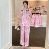  Bộ pyjama lụa 3 món PM4319 