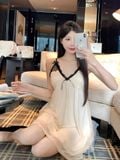  Váy lưới 2 dây D8679 