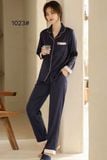  Pyjama dài viền màu PM1023 