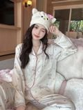  Bộ pyjama lụa hình gấu PM6541 
