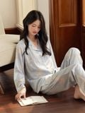  Pijama lụa dài PM8185 