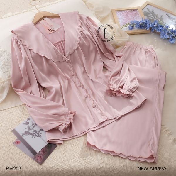  Pyjama lụa dài PM253 