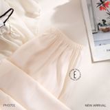  Bộ pyjama lụa cổ bèo tiểu thư PM3701 