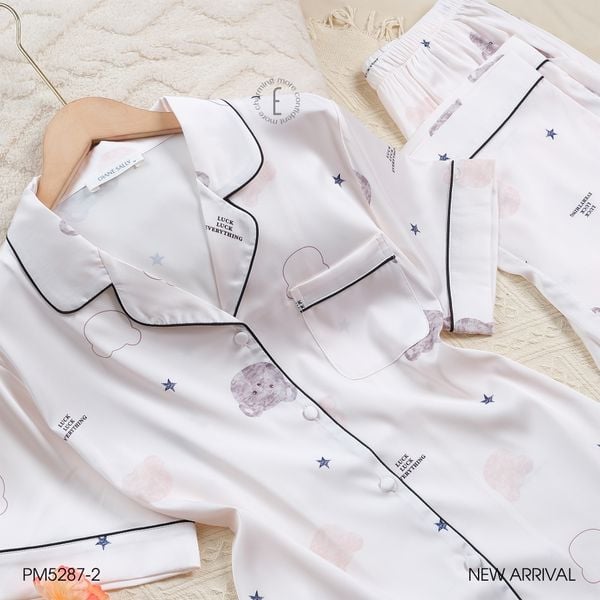  Pyjama dài lụa satin PM5287-2 