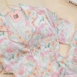  Bộ lụa pyjama hoa hồng PM5413 