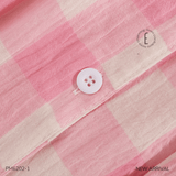  Bộ thô QDTN caro hồng PM6202-1 