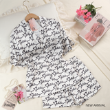  Pyjama ngắn chữ PM6398 