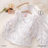  Bộ lụa tiểu thư dài PM6577 