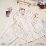  Pijama lụa dài PM8185 