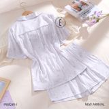  Pyjama lụa ngắn PM8249-1 