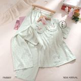  Pzm QDTN cổ thêu hoa PM8859 