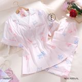  Pyjama lụa hình sao biển PM9591-2 