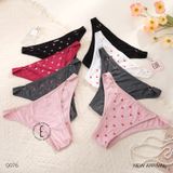  Quần lót thun tim khoen Q076 