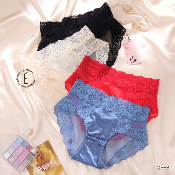  Quần ren cạp cao Q563 