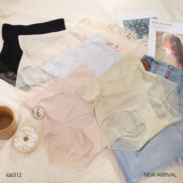  Quần cạp cao đùi ren Q6312 