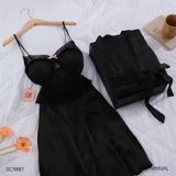  Set choàng lụa SC9887 váy có đệm ngực 