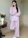  Bộ thô dài hoa tím PM8035 