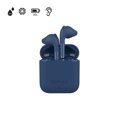 Tai nghe bluetooth TWS không dây Defunc True Go Slim đeo lâu thoải mái cả ngày, nghe 22H, chống nước - Bảo hành 1 năm