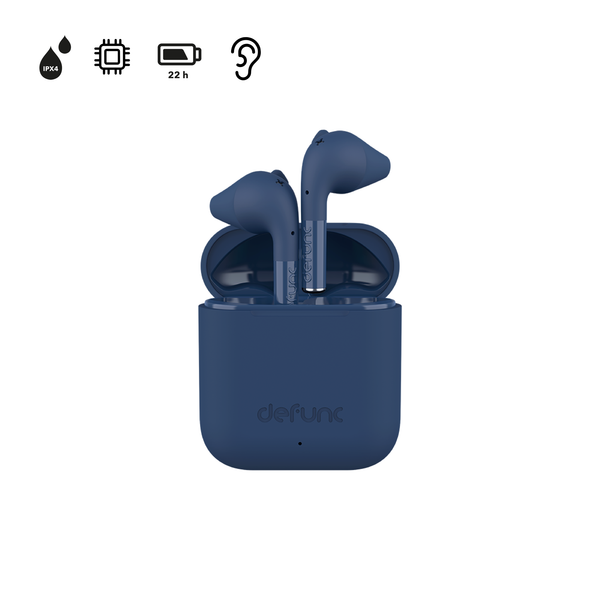 Tai nghe không dây TWS Bluetooth Defunc True Lite, thời gian nghe 20h (cả hộp sạc), chống ồn môi trường, sạc nhanh 1.5h
