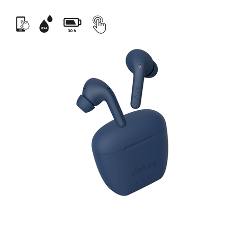 Tai nghe Bluetooth 5.3 TWS không dây Defunc True Audio thời gian nghe 30H, chuẩn IPX4, có app custom, bảo hành 1 năm