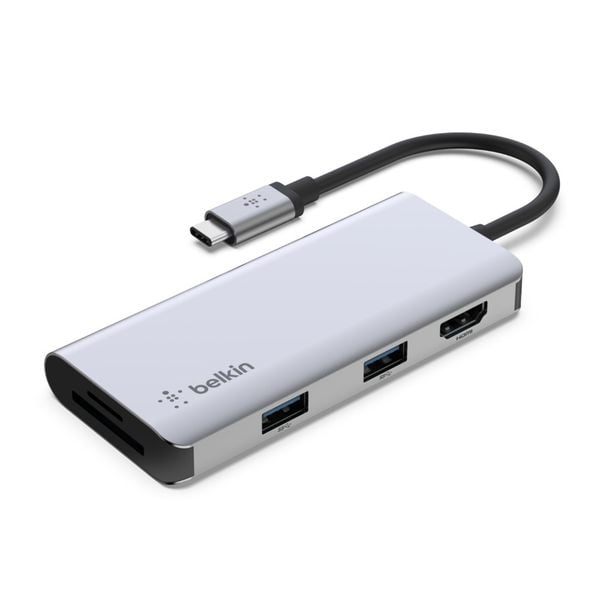 Hub chuyển đổi Belkin CONNECT Hub USB-C 5-in-1 - HDMI 1.4 (4K 30Hz)