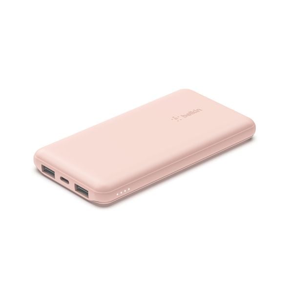 Pin sạc dự phòng Belkin Polymer Pocket Power 10,000 mAh, USB-C 15W , cáp đi kèm A-C Belkin (tương thích iPhone 15)