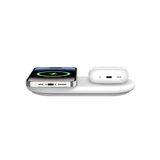  Đế sạc không dây 2 trong 1 Belkin BoostCharge Universal Qi2 15W thêm cổng USB-C - Không kèm sạc, hỗ trợ iPhone, Samsung 