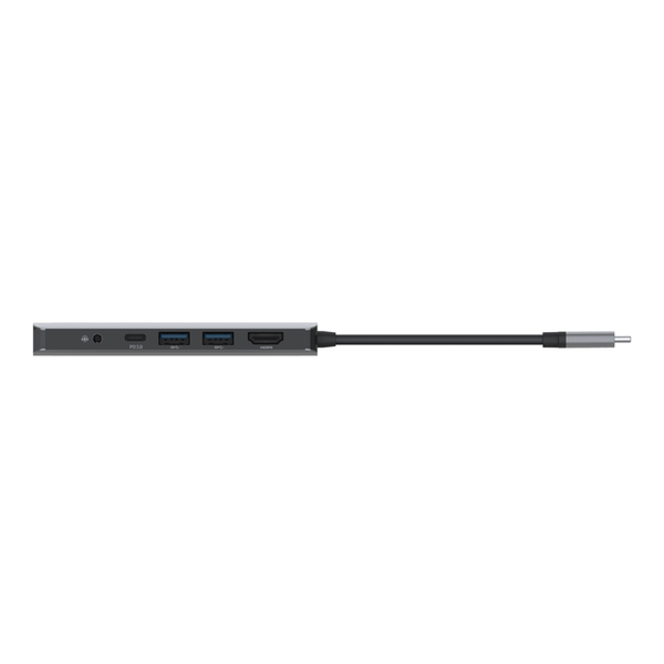 Hub chuyển đổi Belkin 7 trong 1 USB-C Multiport - HDMI 4K 30Hz, 100W PD, 2xUSB-A 3.0, 3.5 mm audio, SD 3.0,microSD 3.0