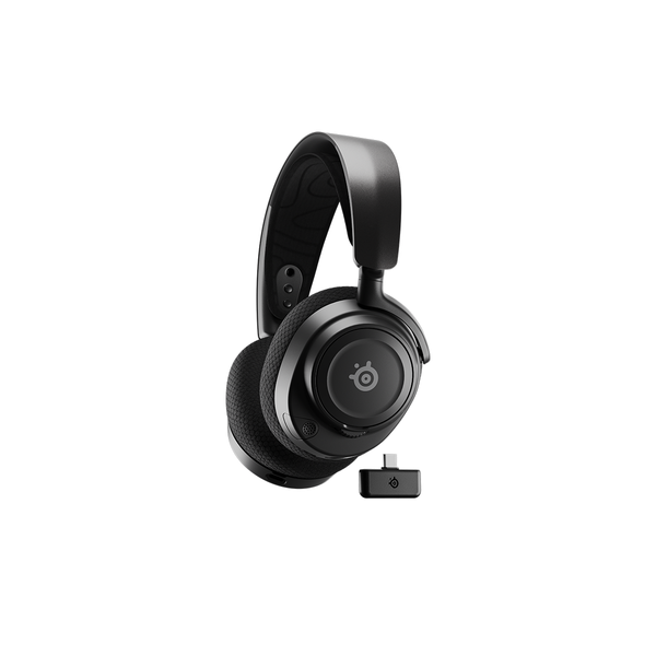 Tai nghe chụp tai gaming không dây SteelSeries Arctis Nova 7 Wireless màu đen, thời gian nghe 38H, bảo hành 1 năm