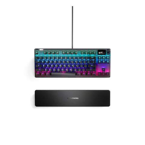 Bàn phím gaming có dây SteelSeries Apex Pro TKL màu đèn, led RGB, màn hình Oled, 100 triệu clicks, bảo hành 1 năm