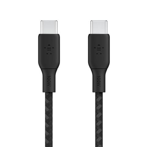 Cáp sạc nhanh USB Type C - C BOOST↑CHARGE™ Belkin 100W vỏ dù, 2M