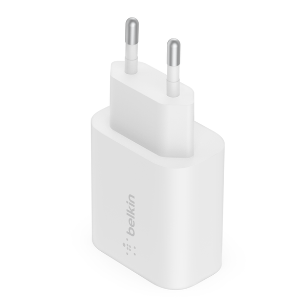 Adapter sạc nhanh Belkin BOOST↑CHARGE™ 25W USB-C PD PPS WCA004 (tương thích iPhone 15)