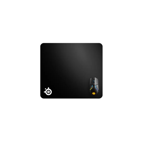 Lót chuột SteelSeries QcK Heavy màu đen dày 6mm, chất liệu vải dệt, chống trơn trượt, bảo hành 1 năm