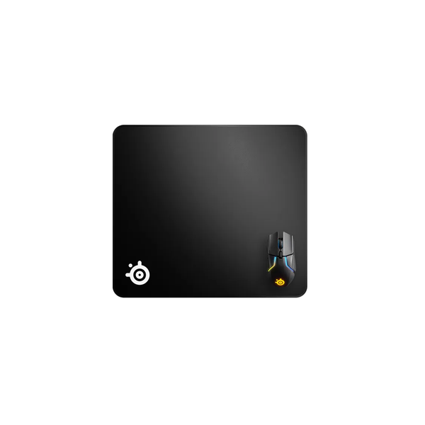 Lót chuột SteelSeries QcK Edge màu đen chất liệu vải dệt dày 2mm phù hợp cho mọi loại chuột, bảo hành 1 năm